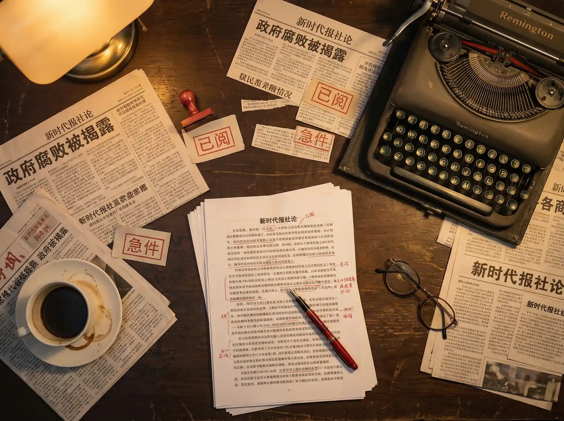 YASEE亚瑟626969 - 报社编辑部工作场景